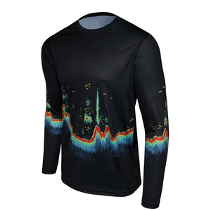 Camisa de pesca de manga larga para hombre, estampado por sublimación, anti-UV UPF 50, poliéster, jersey, ropa para exteriores para adultos y venta en línea - Product Image 3