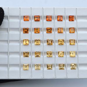 Nouveau Stock 5mm Citrine Naturelle Coupe Carrée Pierres Précieuses En Vrac En Gros Bijoux En Citrine À Facettes Au Meilleur Prix D'usine En Ligne 2025 - Product Image 3