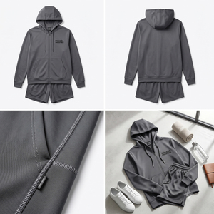 Nuevo Conjunto Deportivo de Verano Unisex con Logotipo Sublimado Personalizado, Transpirable, Ecológico, Informal, Camiseta de Manga Corta para Correr - Product Image 4