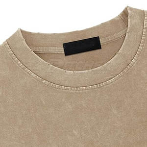 Camiseta de edición limitada con efecto acid wash para hombre, estilo moderno, algodón premium, atuendo cómodo. - Product Image 2