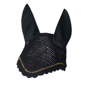 Masque anti-mouches en maille souple pour chevaux avec oreilles respirantes, couvre-tête équin, ajustement confortable, design personnalisé, plusieurs tailles, vente en gros - Product Image 4