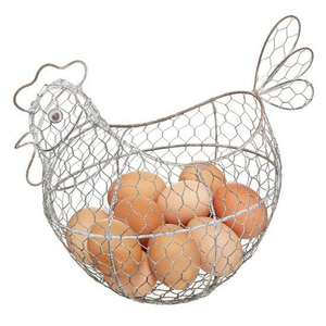 Good Quality Iron <b>Wire</b> Egg Holder Kitchenware Counter Top Metal Egg Storage <b>Basket</b> Round Shape Hanging Egg <b>Basket</b> - Product Image 2