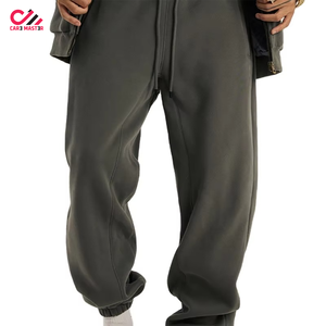 Fashionable Men's Straight Baggy <b>Trouser</b> 100% Cotton Lightweight Mid Waist Comfortable Casual Breathable Quick Dry Eco-Friendly - Product Image 3