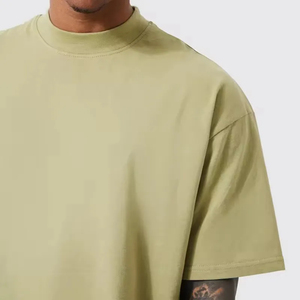 เสื้อยืดผู้ชายสั่งทำพิเศษ ผ้าฝ้าย 100% เนื้อหนา คอโอเวอร์ไซส์ ทรงหลวม สตรีทแวร์ รักษ์โลก แห้งเร็ว - Product Image 6