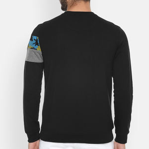 Sweat-shirt homme à séchage rapide avec logo personnalisé, en molleton uni, mode hiver, en gros, qualité économique - Product Image 3