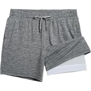 Pantalones Cortos Deportivos Personalizados a Precio Económico para Hombre, Estilo Casual, Malla de Poliéster, Pantalones Cortos para Correr al por Mayor, Pantalones Cortos de Baloncesto para Hombre - Product Image 2