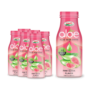 Aloe Vera Natural con Jugo de Frutas Sin Azúcar, Jugo de Aloe en Botella de 500 ml con Pulpa, Bebidas, Jugo de Frutas y Verduras Nawon - Product Image 3