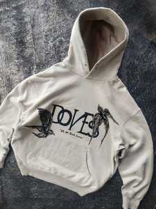 Sudadera con capucha con cremallera bordada de fabricante personalizado para hombre de alta calidad 100% algodón 450GSM huye productos más vendidos - Product Image 4