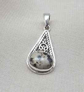 Pendentif Noreena Jasper en argent Sterling 925, bijoux faits à la main pour femmes et hommes, collier unique en pierres précieuses naturelles, cadeau - Product Image 4