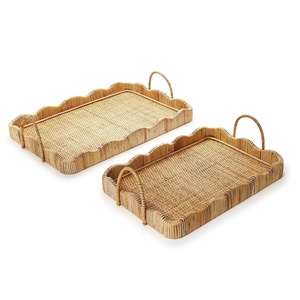 ถาดหวายสานทรงสี่เหลี่ยมผืนผ้า ดีไซน์สวยงาม สำหรับใส่เครื่องประดับ - Product Image 4