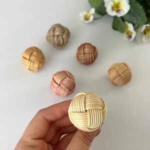 Poignées de porte en rotin tressé naturel, prix bas, écologiques, de haute qualité, bouton naturel. - Product Image 2