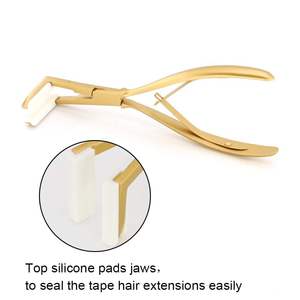 Kit de Formation Professionnel pour Extensions de Cheveux à Usage Commercial – Composants Plastiques, Outil d'Extension de Tissage, Pince à Perles, Ciseaux, Pince Crocodile - Product Image 2