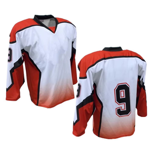 Jersey de hockey sobre hielo de primera calidad, transpirable, para equipos, en venta en Pakistán, con logo. - Product Image 6