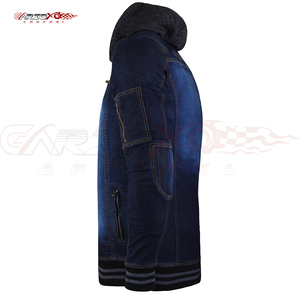 Wholesale Printed Sportswear Motorcycle Rider <b>Jacket</b> Men Biker Trend Stone Washed % Polyester CE Certified Armor Inserts - Product Image 3