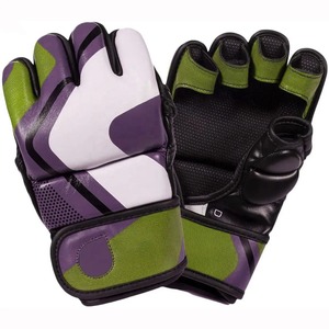 ถุงมือชกมวยหนัง PU แบบกำหนดเอง สำหรับคาราเต้ เทควันโด มวยไทย MMA ซ้อมต่อยมวย - Product Image 3