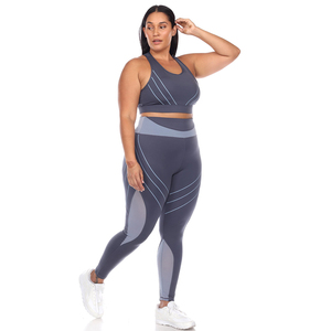 Conjunto Deportivo para Mujer, Sublimado, Sólido, Transpirable, Tela Inteligente, 2 Piezas, Acolchado, Push-Up - Product Image 4