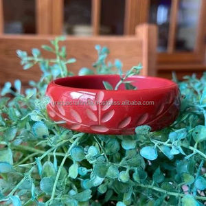 Bracelets en résine de créateur de mode, style indien, pour femmes, bijoux ethniques colorés pour tous les jours ou pour les fêtes - Product Image 1