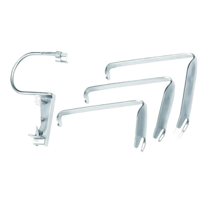 Retractor Quirúrgico Dental Manual Profesional de Acero para Apertura Bucal y de Mejillas, Instrumento Quirúrgico ORL, SET de DENTRIC IMPLANTS - Product Image 1