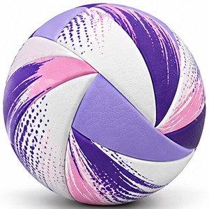 Vente en gros de ballons de volley-ball personnalisés OEM ODM de qualité supérieure pour l'entraînement et les matchs, fabricant et fournisseur d'équipements sportifs pour équipes, étiquette privée personnalisée - Product Image 1