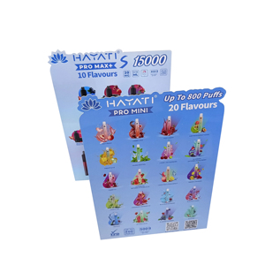 Eye Catching Eco-Friendly PVC Countertop Display <b>Card</b> with Convenient Design for Commercial Retail Promotion and Store Marketing - Product Image 2