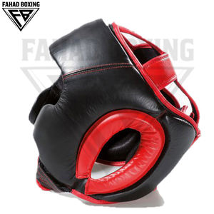 Protège-tête de boxe en cuir PU de haute qualité 2026 avec couleurs personnalisées, protège-dents confortable à grande ouverture pour l'entraînement - Product Image 3