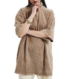 เสื้อยืดผ้าฝ้าย100% โอเวอร์ไซส์สำหรับผู้ชายระบายอากาศได้ดีเป็นมิตรต่อสิ่งแวดล้อมสำหรับฤดูร้อนกลางแจ้ง - Product Image 6