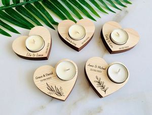 Elegante Portavelas de Madera para el Hogar, Bodas, Decoración Festiva, Nuevo Portavelas para Decoración de Mesa y Uso en Aromaterapia - Product Image 2
