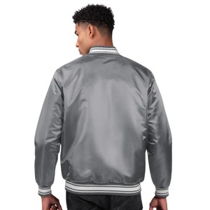 Custom full leather varsity jacket premium quality with custom logo embroidery durable design and classic style for teams - Product Image 3
