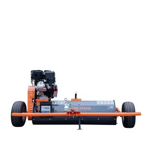 Falciatrice a flagelli offset TMG AFM48 da 48 pollici per ATV, trainabile, con motore a benzina da 13,5 HP, altezza di taglio regolabile, capacità di taglio 15 pollici - Product Image 2