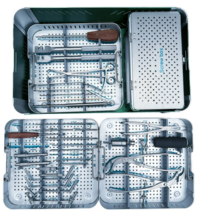 Caja de tornillos quirúrgicos ortopédicos, juego de instrumentos, herramientas para implantes médicos, bandeja de esterilización, kit de equipo para cirugía de columna vertebral - Product Image 1