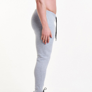 Pantalon de survêtement pour homme en coton 100% respirant et écologique, coupe droite, taille haute, couleur unie, pour usage décontracté - Product Image 4