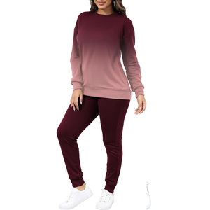 Ensemble de survêtements en polaire pour femmes au design élégant, de haute qualité, sur mesure, manches longues, style uni, séchage rapide, respirant, prix bas - Product Image 3