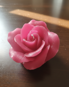 Beautiful pink Rose-shaped <b>Soy</b> <b>Wax</b> Handmade Modern Candle for Thanksgiving Home Decor Gifting & Decor - Product Image 1