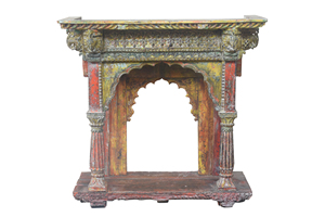 Haswani Handicrafts Wooden Temple Hand Carved Solid Wood Home <b>Mandir</b> - Product Image 2