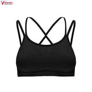 Best Design Women's Simple Sport <b>Bra</b> for Yoga & Running Plus Size High Support Front Logo Spandex/Nylon Fitness Clothing - Product Image 5