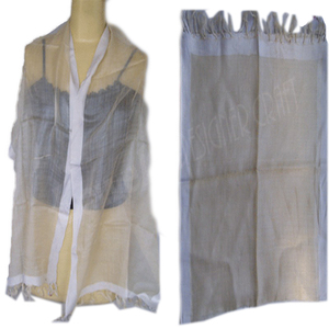 Écharpe carrée 100% soie pour femme, couleur unie, tissage uni, douce pour la peau, à porter tous les jours, toutes saisons, accessoire - Product Image 3