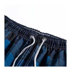 Pantalones Cortos de Playa para Hombre con Logotipo Personalizado, Color Sólido, Secado Rápido, Transpirables, con Cierre de Cordón, Poliéster/Algodón - Product Image 4