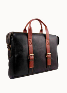 Sac à bandoulière multifonctionnel en cuir PU Liviya Modèle 177 pour ordinateur portable, organisateur/agenda, étanche, style professionnel pour salon professionnel - Product Image 6