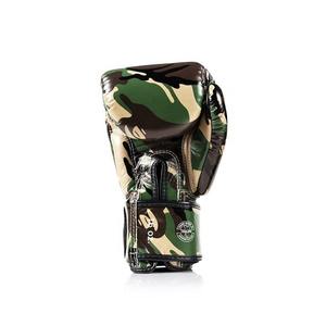 Gants de boxe Fairtex Muay Thai à motif camouflage tendance, équipement d'entraînement professionnel de kickboxing, logo personnalisé, cuir PU - Product Image 6