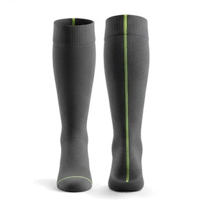 Comfortable Performance Crew Knit Socks Ribbed Cuff Arch Support Moisture Control Reinforced <b>Heel</b> Lightweight Socks <b>Men's</b> - Product Image 1