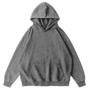Sweat à capuche en molleton uni pour homme de qualité supérieure, 100% coton, coupe ample, respirant, hiver, finition élégante, toucher confortable - Product Image 6