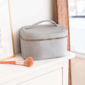 Prix d'usine, sac cosmétique en cuir PU personnalisé avec logo, organiseur, <span class=keywords><strong>pochette</strong></span> de voyage imperméable avec poche pour pinceaux - Product Image 6