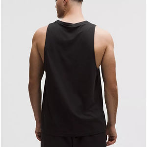 Débardeur de sport pour hommes, style décontracté d'été, en matière légère, avec découpe des emmanchures et col rond, vente en gros - Product Image 2