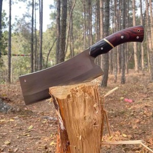Couteau à découper artisanal en acier inoxydable, couteau de boucher et de chef avec manche en bois d'olivier, couteau à découper pour la viande - Product Image 3