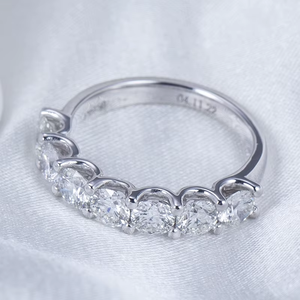 Women's White Gold Round Brilliant Cut Diamond <b>Ring</b> GIA Certified Classic Engagement Style - Product Image 5