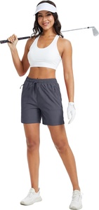 Ever Glow Stylish Customized Logo Cheap Women's Mid Waist Breathable Eco-Friendly Waterproof Windproof Quick Dry Elastic <b>Shorts</b> - Product Image 3