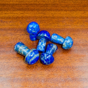 Cristal de Lapislázuli Natural Tallado en Forma de Hongo, Cristal Curativo Azul, Reiki, Meditación, Decoración Feng Shui, Venta al por Mayor, Marca Chakralume, Rajasthan - Product Image 2