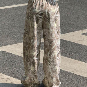 Women’s Lightweight Nylon <b>Drawstring</b> Jogger Pants Breathable Quick Dry Activewear <b>Trousers</b> - Product Image 3