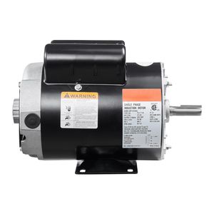 Motore Elettrico 5HP SPL 230V per Compressore d'Aria, 17.6A, Telaio 56, 3450 RPM, Albero con Chiavetta da 5/8'', Lunghezza 1.88'', Rotazione CW/CCW, Certificato ROHS - Product Image 4