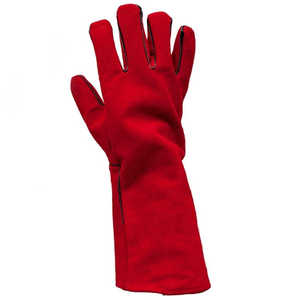 Wholesale Rate Heat Resistant Fireproof Welding Work <b>Gloves</b> Top Quality Cowhide Split Leather Welder Working Safety <b>Gloves</b> - Product Image 4